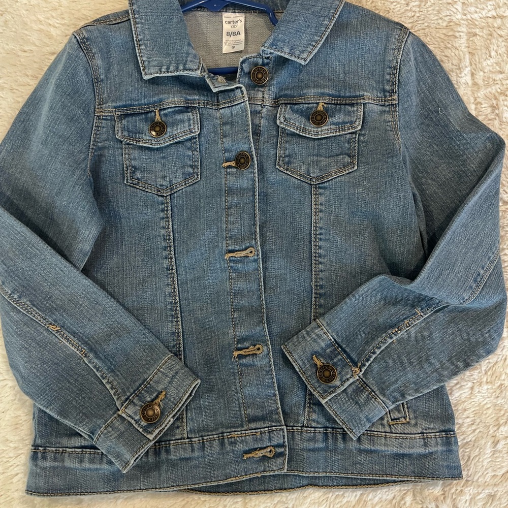 Carter's Light Blue Denim Jacket for Kids
